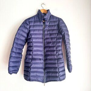 Jill Sander Down Filled Navy Blue Puffer Jacket 40/S